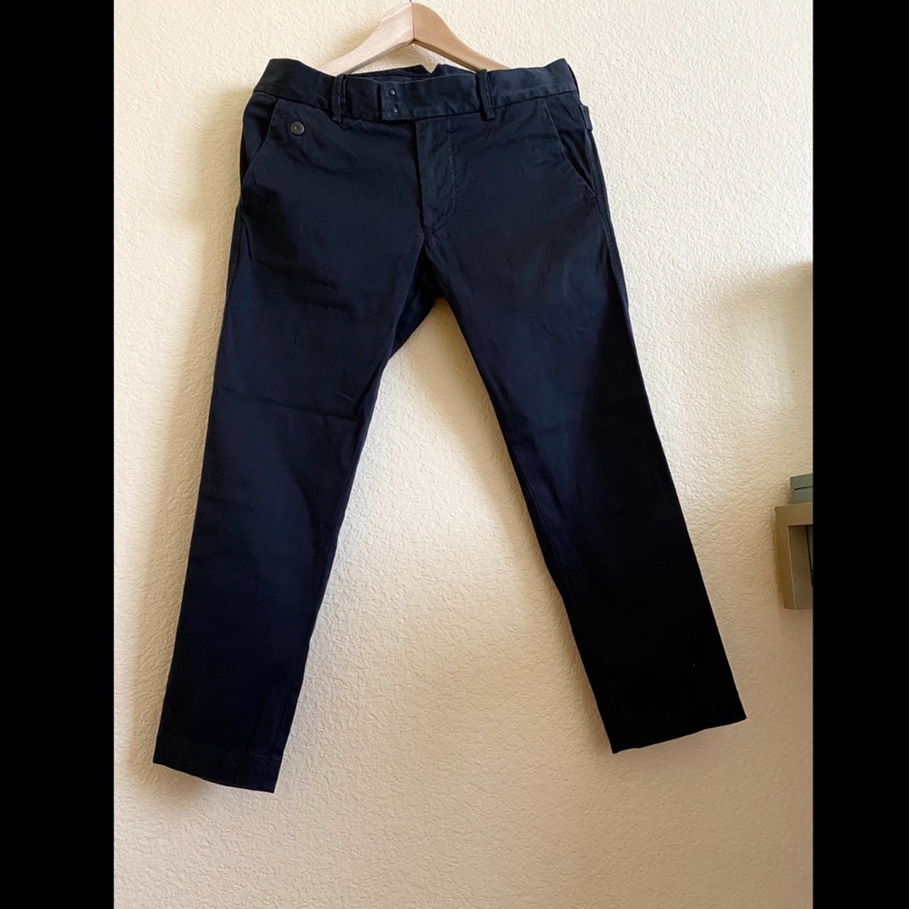 (SOLD)Diesel Men's Chino Pants Size 28 Black Slim